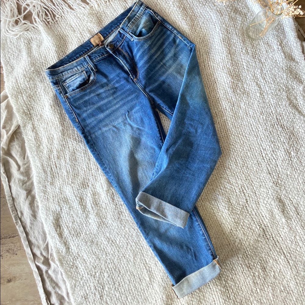 Driftwood Cotton Cropped Jeans